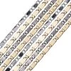 CH2613-S: Flat Mariner Designer Chain 2.5mm Links With Joining Loop On Each End Of Links Silver Plated Solid Hypoallergenic Brass - 1 Foot -Handmade Beads Discount Store CX2613 S Group
