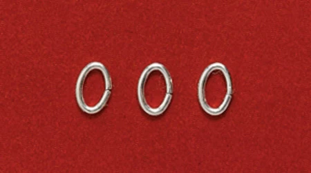 FI204-1SS: Jump Ring Oval Sterling Silver 21 Gauge 4.5mm - 20 Pieces 3 FI204-1SS: Jump Ring Oval Sterling Silver 21 Gauge 4.5mm - 20 Pieces
