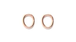 FI204-C: Jump Ring Oval Pure Copper 4x5mm - 100 Pieces
