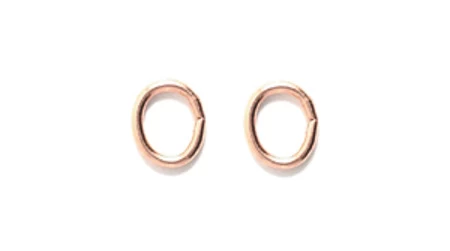 FI204-C: Jump Ring Oval Pure Copper 4x5mm - 100 Pieces 3 FI204-C: Jump Ring Oval Pure Copper 4x5mm - 100 Pieces