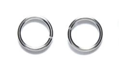 FI208-SN: Jump Ring Stainless Steel 8mm 18 Gauge - 7 Grams
