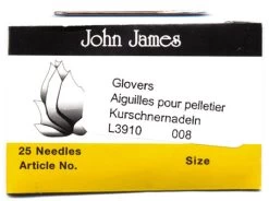 FI279-8: Needle John James Glover #8 (L3910-08) 25 Pieces Per Package