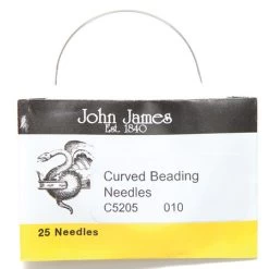 FI281-10C: Needle John James Beading #10 Curve (C5205-10) 25 Pieces Per Package
