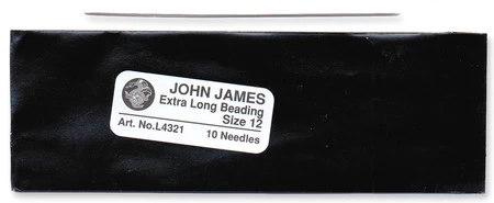 FI281-12L: Needle John James Bead/loom #12(L4321-12L) 10 Pieces Per Package 4 FI281-12L: Needle John James Bead/loom #12(L4321-12L) 10 Pieces Per Package - Image 2