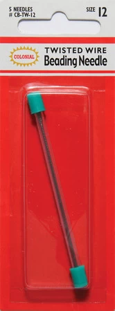 FI285-CB12: Colonial Twisted Wire Needle #12(CB-TW-12) 5 Pieces Per Package