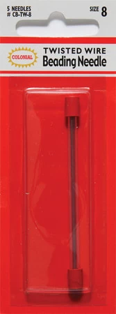 FI285-CB8: Colonial Twisted Wire Needle #8(CB-TW-8) 5 Pieces Per Package