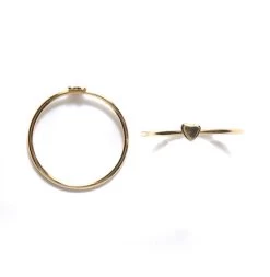 FI777-GF6: Stacking Ring Heart Gold Fill Size 6 - 1 Each