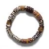 GA1000-3: Krobo Powder Glass Bracelet Brown - 1 Each -Handmade Beads Discount Store GA1000 3 thumbnail