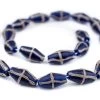 GA105-COBALT: Java French Cross Beads Cobalt Blue 14x24mm 17PST AVG -Handmade Beads Discount Store GA105 COBALT Beads BoutiqueBeads
