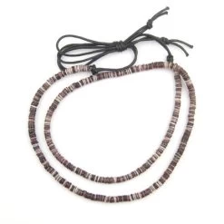 GA135-SHLPRP: Oyster Natural Shell Heishi Beads 5mm 26Inch Strand