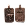 GG403-AC: Green Girl Believe Unicorn Antique Copper 31mm - 1 Piece 2 GG403-AC: Green Girl Believe Unicorn Antique Copper 31mm - 1 Piece -Handmade Beads Discount Store GG403 AC PendantsandCharms Pewter MythsLegendsandFairyTales