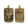 GG403-AG: Green Girl Believe Unicorn Antique Gold 31mm - 1 Piece