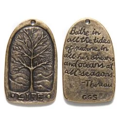 GG438-BZA: Greengirl Tree Of Life 21x34 Bronze Antique - 1 Piece