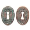 GG441-CV: Green Girl Keyhole Love Copper Verdigris - 1 Piece -Handmade Beads Discount Store GG441 CV PendantsandCharms Pewter HomeandEverydayObjects