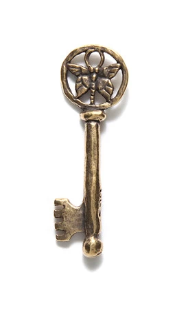 GG466-BZA: Green Girl Butterfly Key Bronze Antique 44mm - 1 Piece 3 GG466-BZA: Green Girl Butterfly Key Bronze Antique 44mm - 1 Piece