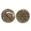 GG468-BZA: Green Girl Hope Bird 29mm Bronze Antique - 1 Piece -Handmade Beads Discount Store GG468 BZA PendantsandCharms Pewter AnimalsInsectsBirdsandFish
