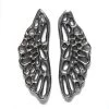 GG495-PW: Green Girl Filigree Wing 11x33mm - 1 Piece -Handmade Beads Discount Store GG495 PW PendantsandCharms Pewter WingsandFeathers