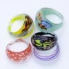 IN1-4937: Handcrafted Glass Finger Rings From India Assorted Sizes And Styles 5 Rings Per Package -Handmade Beads Discount Store IN1 4937 thumbnail