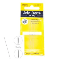 JJ105-03U: John James Beading Needles #10 & #13 (JJ105-03U) 4 Pieces Per Package