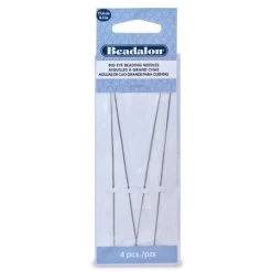 JNEED4.5/4 Was FI283-4L Beadalon Needle Big Eye 4.5 Inch 4 Piece Package