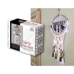 KT3407-MH: Macrame Kit Light Up Your World Wall Han - 1 Kit