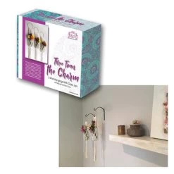 KT3409-MH: Macrame Kit Three Times Glass Jar Hanger - 1 Kit