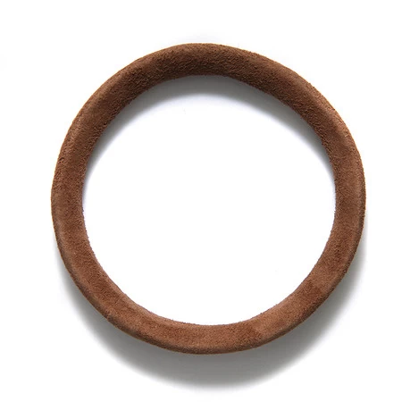 LN901-156: Suede Bangle 12mm Brown Large 65mm Inner Diameter - 1 Each 3 LN901-156: Suede Bangle 12mm Brown Large 65mm Inner Diameter - 1 Each