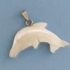 MP486: Mother Of Pearl Dolphin Charm 30mm - - 4 Pieces -Handmade Beads Discount Store MP486 PendantsandCharms Shell