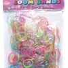 MS3030-6: Stretch Bands 300 Piece Sparkle + 12 S Clip - Bag -Handmade Beads Discount Store MS3030 6 Beads BeadKits