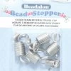 MS607-MX: Bead Stopper Small And Large 8 Piece Set 1 Package -Handmade Beads Discount Store MS607 MX ToolsandSupplies BeadingTools