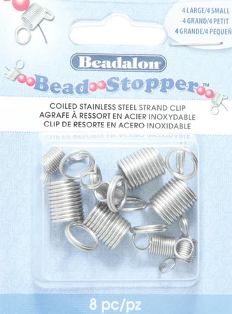 MS607-MX: Bead Stopper Small And Large 8 Piece Set 1 Package 3 MS607-MX: Bead Stopper Small And Large 8 Piece Set 1 Package