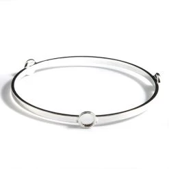ND002-SP: Nunn Bracelet Flat 5.8mm Bezel Sterling Silver Plate - 1 Each