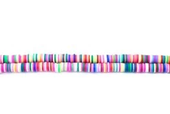 PC103-8: Polymer Clay Heishi Hot Pink Mix 8mm
