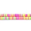 PC105-8: Polymer Clay Heishi Neon Mix 8mm -Handmade Beads Discount Store PC105 8 thumbnail