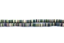 PC106-6: Polymer Clay Heishi Camo Green Mix 6mm