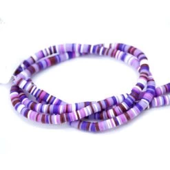 Polymer Clay Heishi Grape Punch 6mm