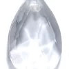 PL299-1: India Glass Faceted Teardrop Crystal 29x37mm - - 4 Pieces -Handmade Beads Discount Store PL299 1 Beads IndiaBeads