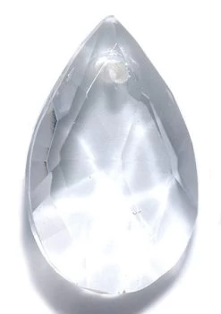 PL299-1: India Glass Faceted Teardrop Crystal 29x37mm - - 4 Pieces 5 PL299-1: India Glass Faceted Teardrop Crystal 29x37mm - - 4 Pieces -Handmade Beads Discount Store PL299 1 PendantsandCharms GlassPendantsandCharms