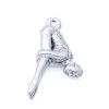 PW1868-S: Charm Female Swimmer Diving 11x22mm