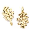 PW4814-AG: Pewter Charm Oak Leaf Antique Gold 8x20mm -Handmade Beads Discount Store PW4814 AG thumbnail