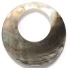 SH378-4: Black Lip Shell Circle 60mm With 30mm Hole 1 Piece 1 SH378-4: Black Lip Shell Circle 60mm With 30mm Hole 1 Piece -Handmade Beads Discount Store SH378 4 PendantsandCharms Shell