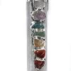 ST25-83S: Brazil Selenite Chakra Pendant Silver 58mm 1 Piece -Handmade Beads Discount Store ST25 83S PendantsandCharms GemstonePendants