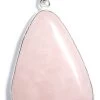 ST402-B: Rose Quartz Pendant Assorted 30x40mm Average - 1 Each 1 ST402-B: Rose Quartz Pendant Assorted 30x40mm Average - 1 Each -Handmade Beads Discount Store ST402 B PendantsandCharms GemstonePendants