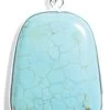 ST612-B: Magnesite Turquoise Pendant Assorted 30x40mm Average - 1 Each 2 ST612-B: Magnesite Turquoise Pendant Assorted 30x40mm Average - 1 Each -Handmade Beads Discount Store ST612 B PendantsandCharms GemstonePendants