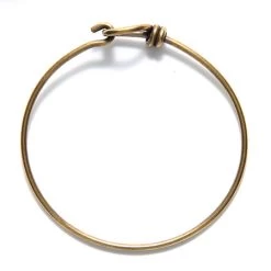 TC0301-AB: Tierracast Brass Wire Bracelet Brass Oxide - 1 Piece