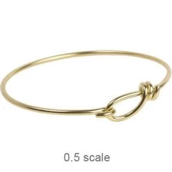 TC0301-BR: Tierracast Brass Wire Bracelet Bright Brass - 1 Piece