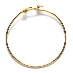 TC0301-GP: Tierracast Brass Wire Bracelet Gold Plate - 1 Piece