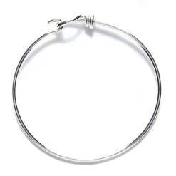TC0301-SP: Tierracast Wire Bracelet Silver Plated Brass - 1 Piece