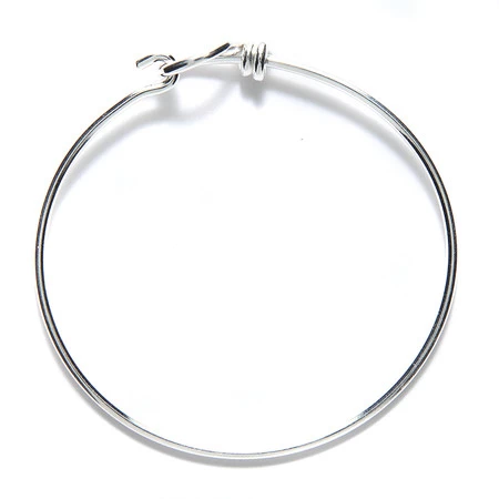 TC0301-SP: Tierracast Wire Bracelet Silver Plated Brass - 1 Piece 3 TC0301-SP: Tierracast Wire Bracelet Silver Plated Brass - 1 Piece