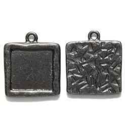 TC2262-GM: Tierracast Frame Large Square 25mm Black - 1 Piece